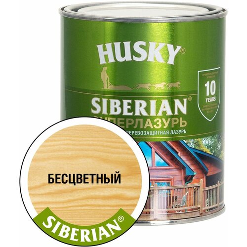 Антисептик HUSKY Siberian бесцветный 0,9 л полуглянцевый