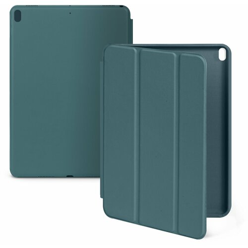 Чехол-книжка для iPad Air 3 (10.5, 2019 г.) Smart Сase, темно-зеленый magnetic case for apple ipad air 3 2019 10 5 air3 a2123 a2152 a2153 a2154 wi fi funda leather smart cover stand flip case gift