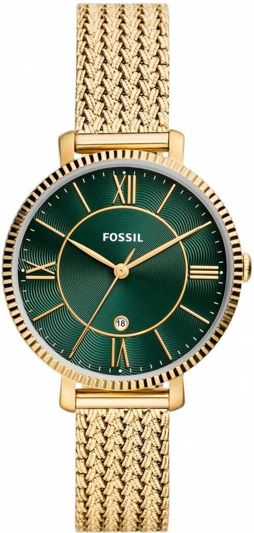 Наручные часы FOSSIL Jacqueline 79157, золотой, зеленый