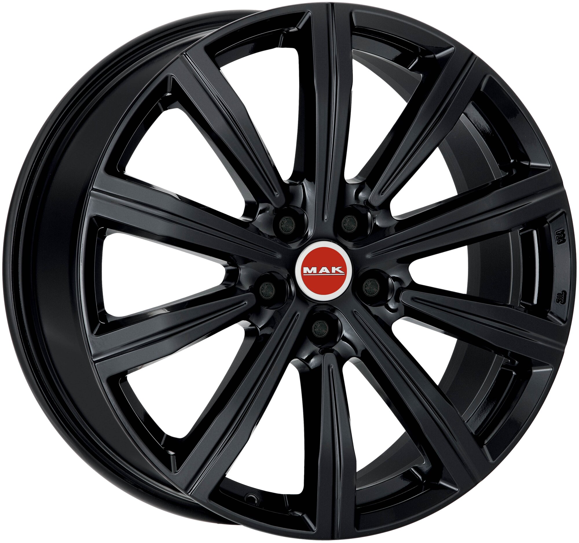   Mak Birmingham 8.5x19 5x108 ET45 D63.3 Gloss Black