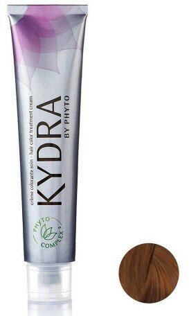 Стойкая крем-краска для волос Kydra Creme KC1634, 6/34, Blond fonce dore cuivre, 60 мл, Золотистые/Медные оттенки
