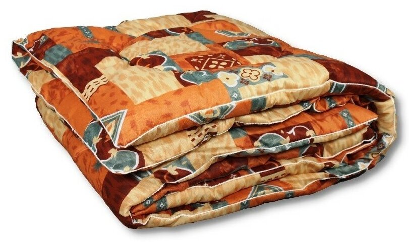 Одеяло стеганое альвитек традиция мультиколор 200x220 теплое