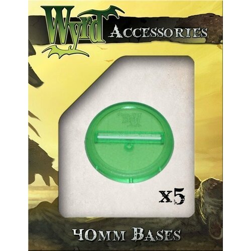 Malifaux: Green 40mm Translucent Bases