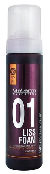 Salerm Cosmetics пенка ProLine Liss Foam, 200 мл