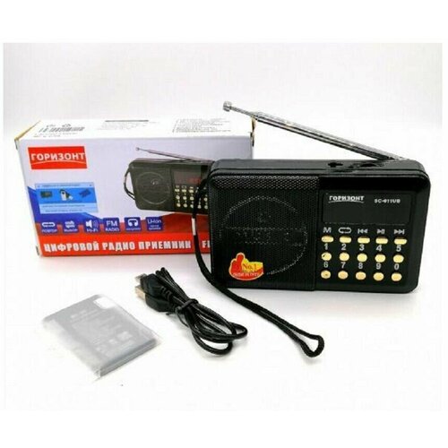Радио SC-011UB Горизонт USBmicroSD аккумулятор 89900₽