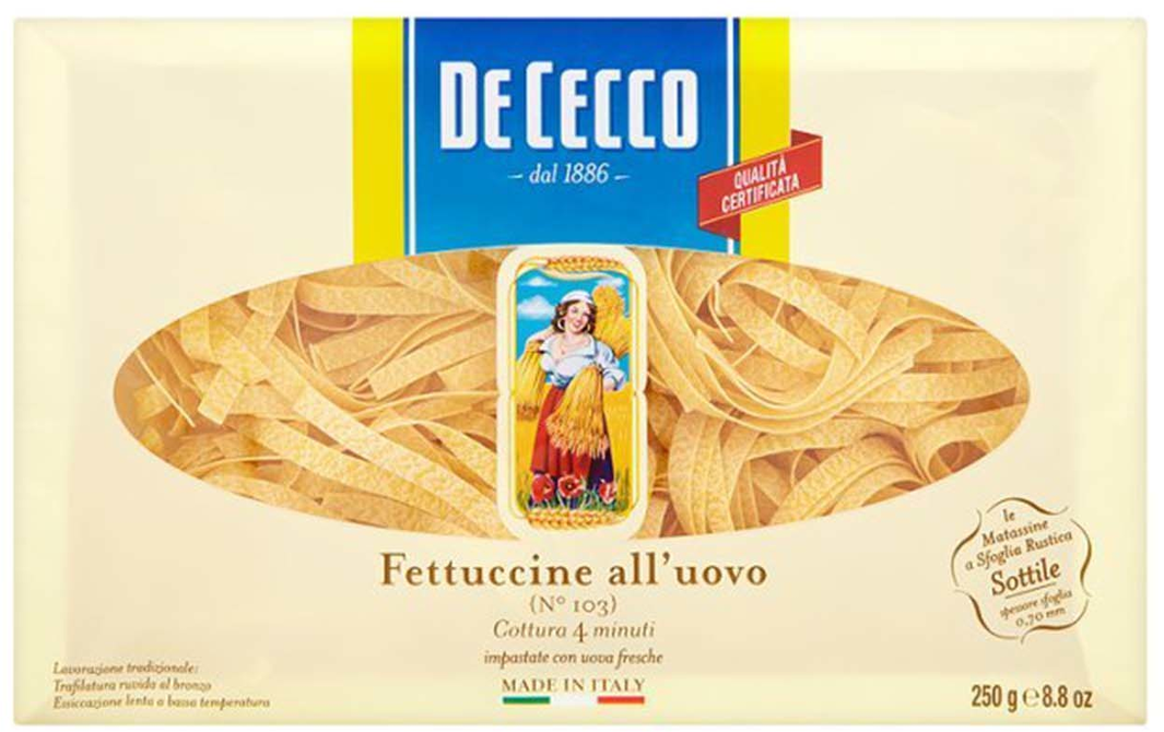 Макароны De Cecco Fettuccine alluovo n.103 250г - фото №7