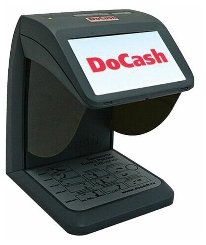 Детектор банкнот DOCASH mini IR/UV/AS, просмотровый, ИК, УФ, антистокс, 10658