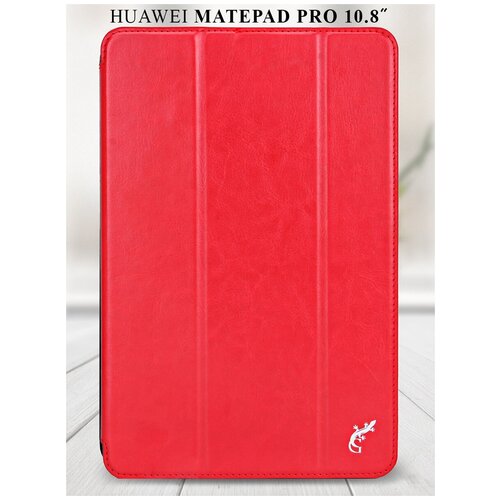 чехол книжка для планшета huawei matepad pro 10 8 g case slim premium черный Чехол книжка для планшета Huawei MatePad Pro 10.8, G-Case Slim Premium, красный