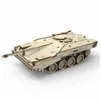 Танк Tanks Швеции Stridsvagn 103 (Strv.103) Собранная модель "World Of Transport" дерево-фанера