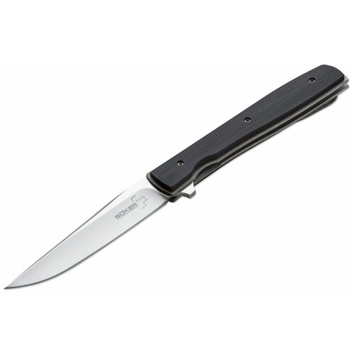 Нож складной Boker Urban trapper G10 черный нож urban trapper damascus cocobolo wood 01bo176dam от boker plus