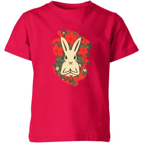 Футболка Us Basic, размер 14, розовый мужская футболка дзен кролик 2xl темно синий