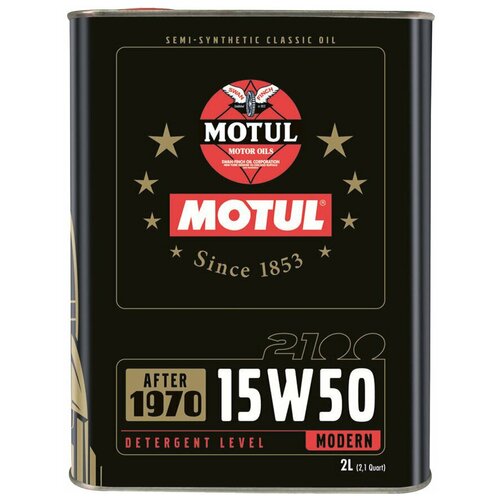 фото Полусинтетическое моторное масло motul 2100 15w50, 2 л