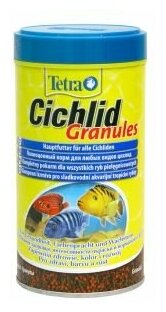 Корм для аквариумных рыб Tetra Cichlid Granules 500 мл (гранулы) - фотография № 15