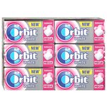 Жевательная резинка Orbit White Mega Bubblemint, 12 штук по 16.4 г - изображение