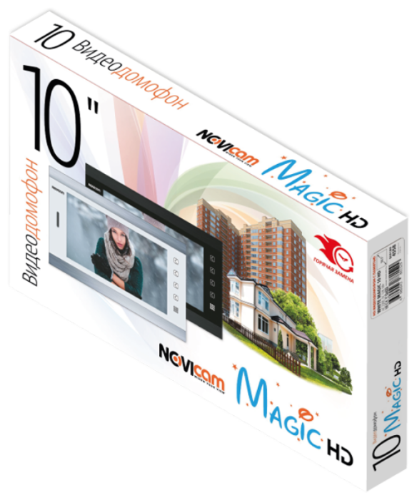 Монитор HD домофона с записью Novicam MAGIC 10 WHITE HD