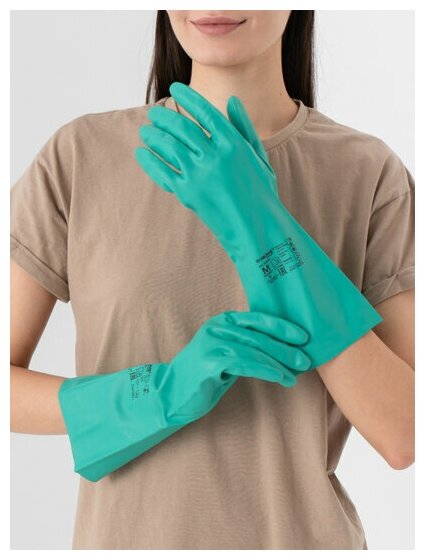Перчатки нитриловые LAIMA EXPERT нитрил, 70 г/пара, химически устойчивые, гипоаллергенные, размер 8, М (средний), 605001 - фотография № 8