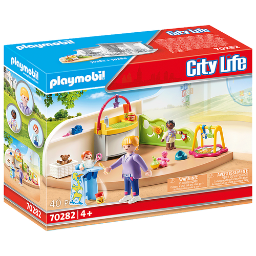 Набор с элементами конструктора Playmobil City Life 70282 Детский Сад Ясли