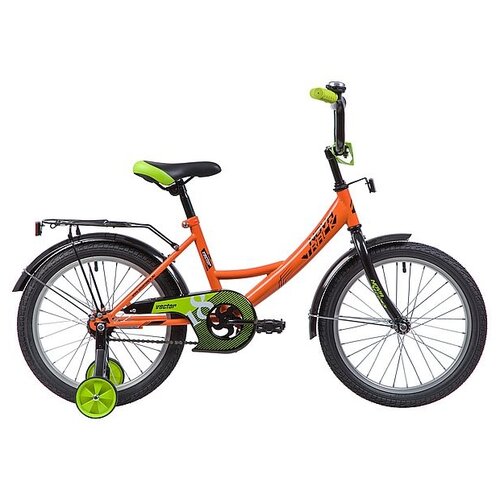 Детский велосипед Novatrack Vector 18 (2019) оранжевый 11.5 (требует финальной сборки)