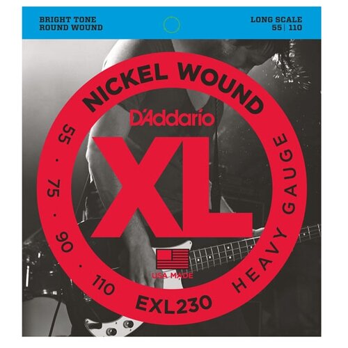 фото D'addario exl230 набор 4 струны для бас-гитары