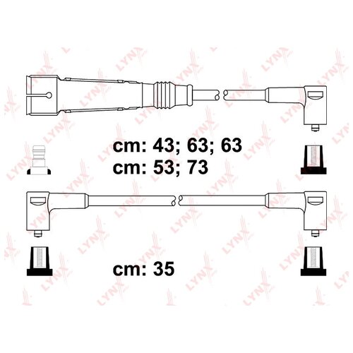 LYNXAUTO SPE8005 Комплект высоковольтных проводов