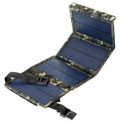 Солнечное портативное складное зарядное устройство мощностью 20 Вт с интерфейсом USB Комуфляж 159000₽