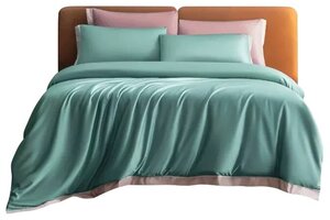 Фото Постельное белье из хлопка Deep Sleep Super Soft Cotton Flow Kit 100S 1.8m Green