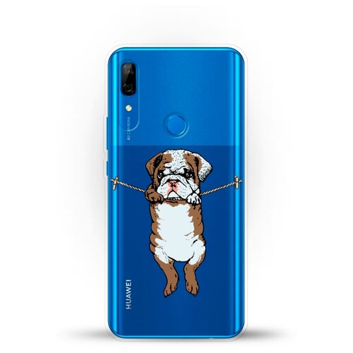 фото Силиконовый чехол бульдог на huawei p smart z andy & paul