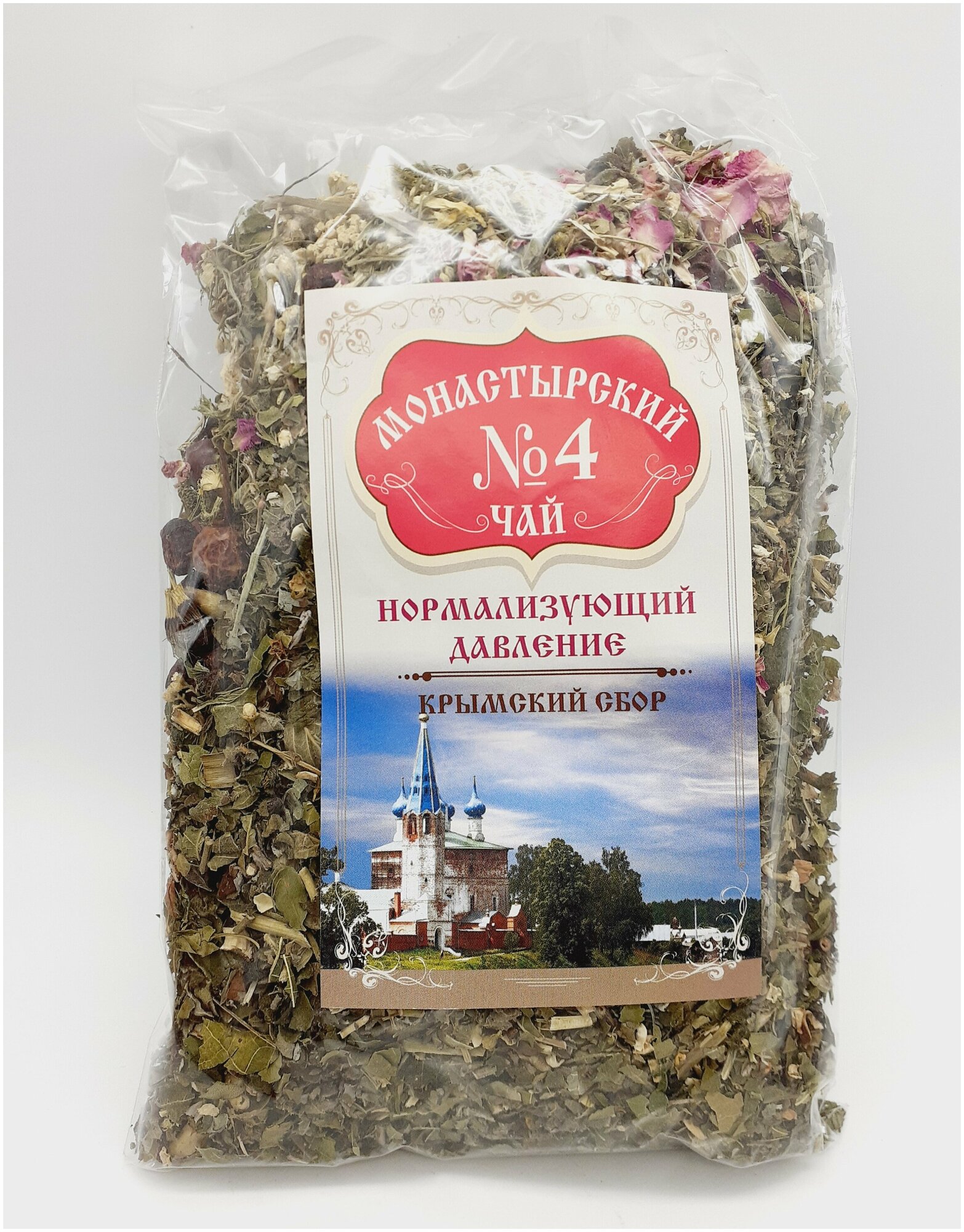 Чай монастырский "Нормализующий давление" №4 (Крымский сбор), 100 г
