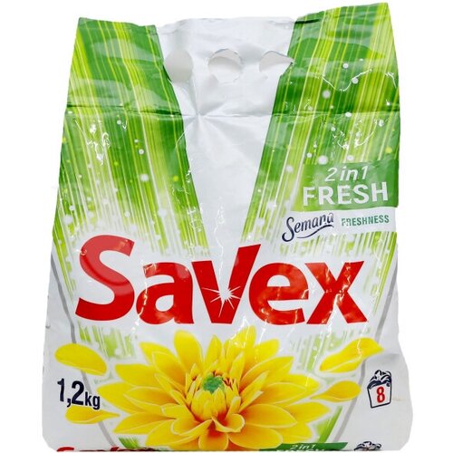 Стиральный порошок Savex FRESH Semana FRESHNESS Automat 2 в 1 (1,2кг) Болгария