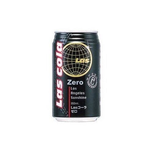 Напиток Tominaga Кола зеро Las Cola ZERO, газированный, ж/б, 350мл, Япония
