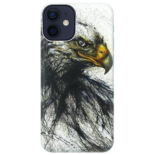 фото Re:pa чехол - накладка artcolor для apple iphone 12 mini с принтом "ястреб"