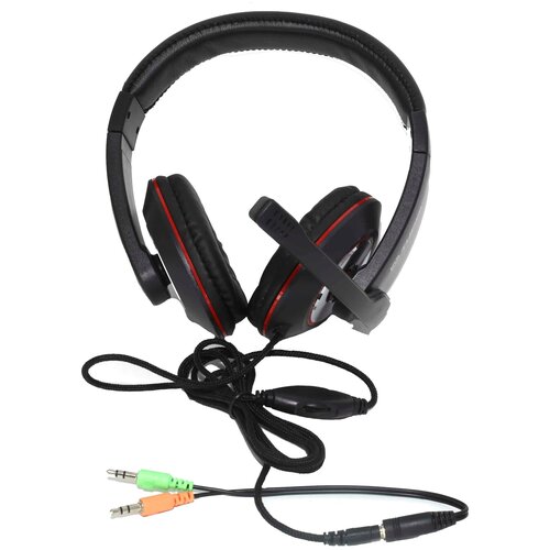 Наушники проводные TUCCI TC-X8 головные черно-красный 78500₽