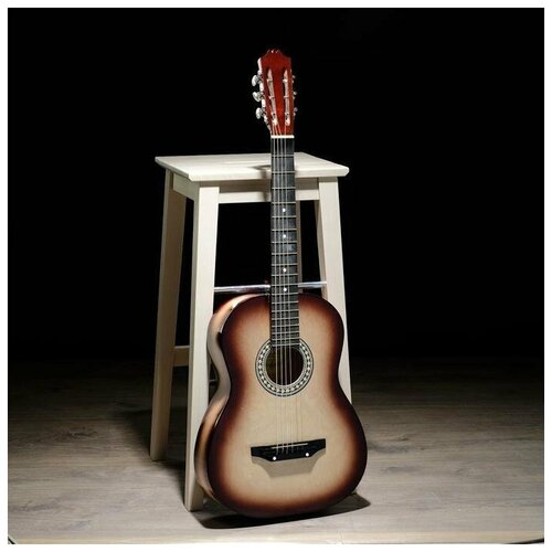 акустическая гитара 6 ти струнная менз 650мм струны металл головка с пазами Акустическая гитара 6-ти струнная, менз. 650мм, струны металл, головка с пазами