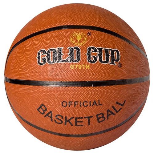 фото Баскетбольный мяч gold cup g707h, р. 7 коричневый