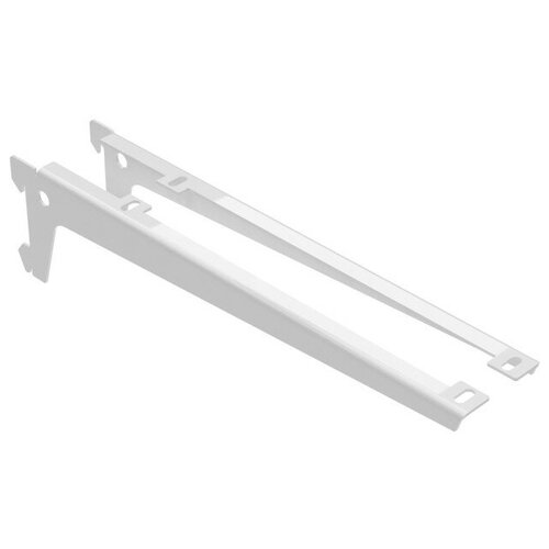 Кронштейн одинарный для дсп 280мм 2шт lr белый 699₽