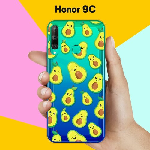 Силиконовый чехол Много авокадо на Honor 9C силиконовый чехол много авокадо на honor 9a