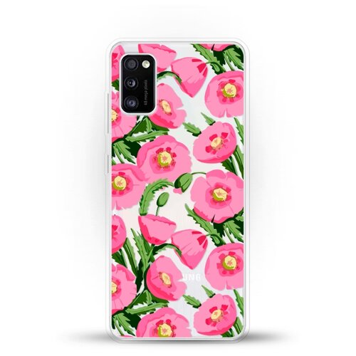 фото Силиконовый чехол узор из цветов на samsung galaxy a41 andy & paul