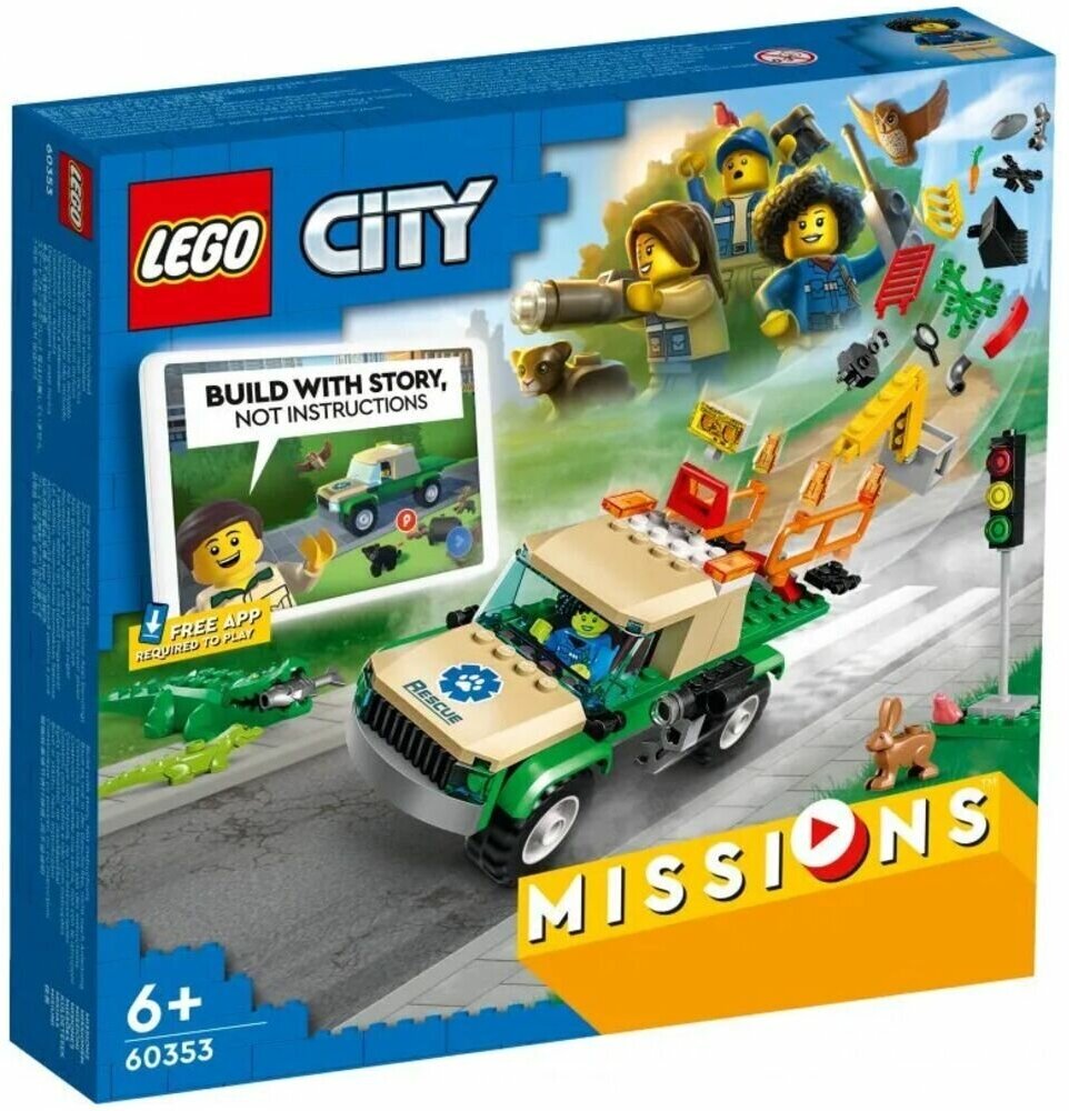 LEGO City Миссии по спасению диких животных 60353