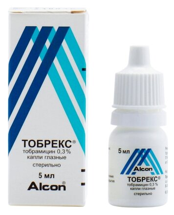 Изображение Тобрекс гл. капли, 0.3%, 5 мл