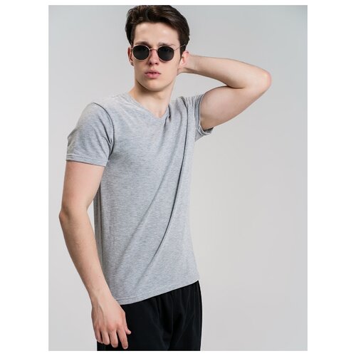 фото Футболка твое 62741 размер l, светло-серый меланж