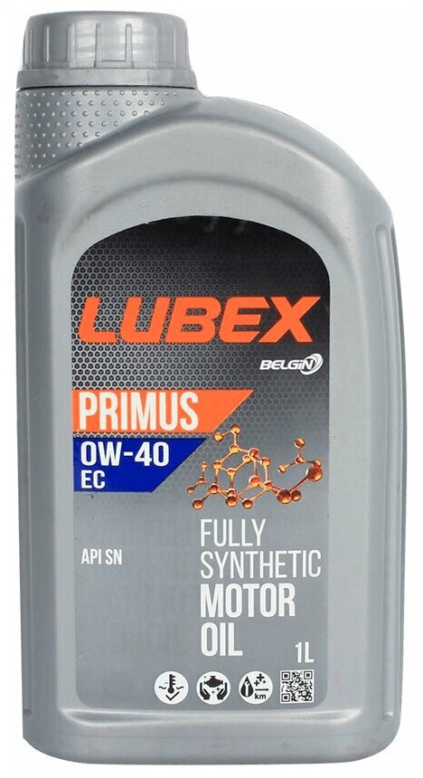 Масло моторное LUBEX PRIMUS EC 0W40 1л