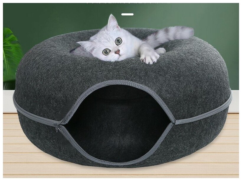Домик игровая лежанка для кошек D50 - фотография № 3