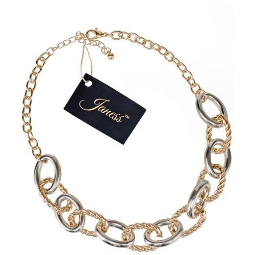 Цепочка женская Janess JAN-00016-CHA с комбинированными звеньями