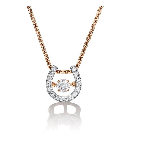 фото Подвеска с кристаллами swarovski из красного золота 03-2337-00-501-1110-38 platina