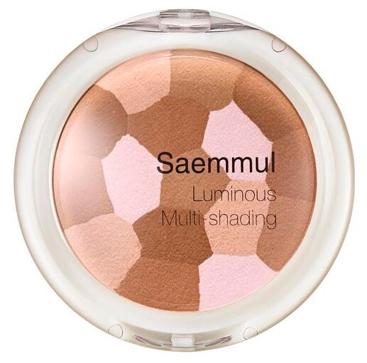 The Saem Бронзатор Luminous Multi-shading, бежевый/розовый