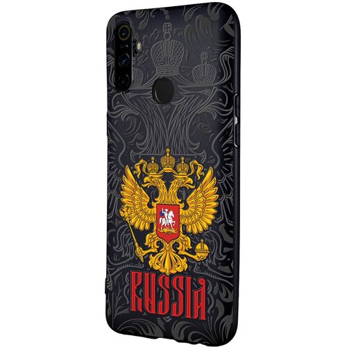 Силиконовый чехол Mcover для Realme C3 с рисунком Russia