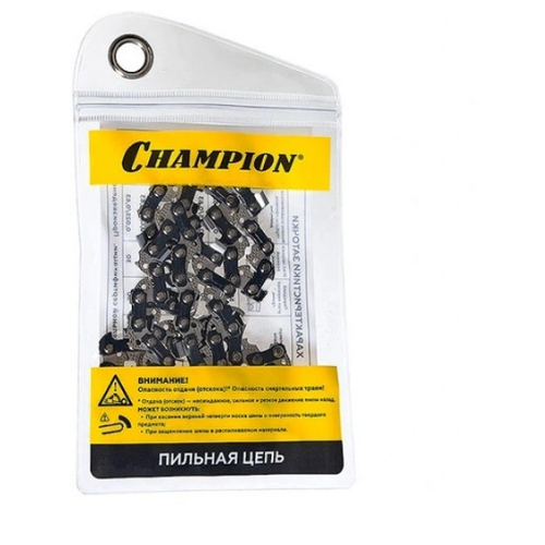 Цепь Champion (AO43-SG-50E) 14 шаг 3/8 паз 1,1 мм 50 звеньев пильная цепь champion pro 50 звеньев 3 8 шаг