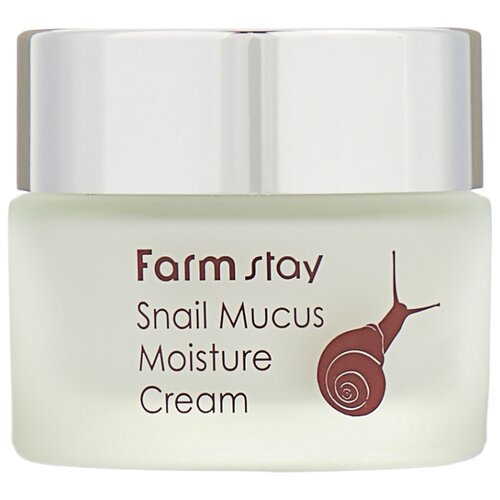 фото Farmstay Snail Mucus Moisture Cream Увлажняющий крем для лица с экстрактом улитки, 50 г