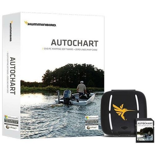 Humminbird AutoChart PRO, коробочная версия с диском, английский, бессрочная