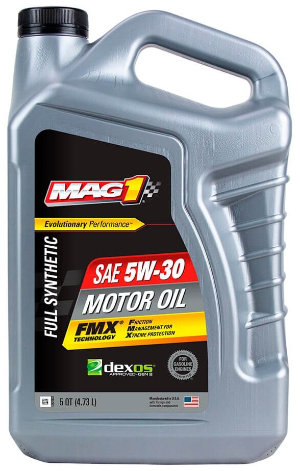 Моторное масло MAG 1 FULL SYNTHETIC FMX 5W-30 DEXOS1 GEN2 4.73л MAG64193